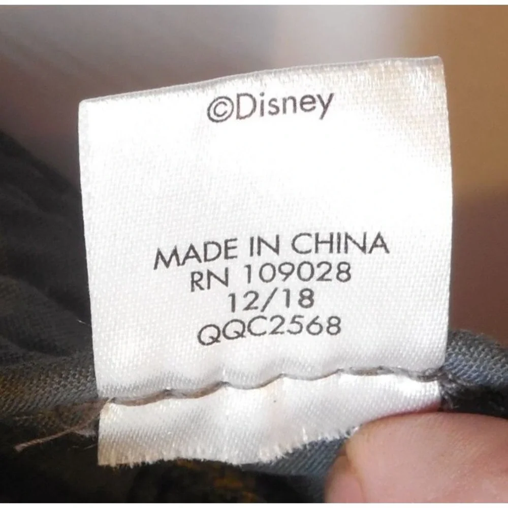 Disney Mickey Mouse Gray Adjustable Hat with Black White Tie Dye Brim